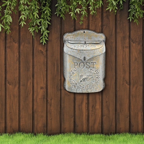 Buzón Vintage De Montaje En Pared, Buzón De Correo De