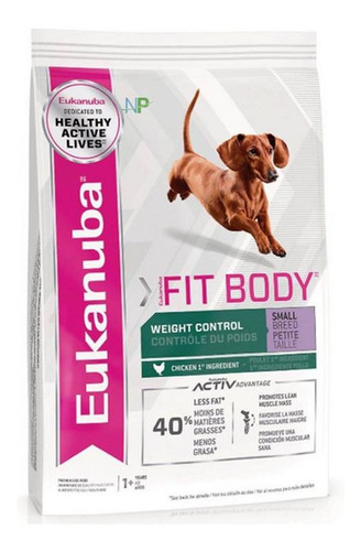 Eukanuba Weight Control Fit Body Small Breed 6,8kg. Np