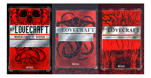 H. P Lovecraft Trilogía Edición De Lujo/ Originales/ Nuevos