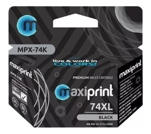 Cartucho Hp 74xl Color Maxiprint C4280 D4360 J5780 Otiesca