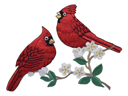 Pareja De Cardenales Masculinos En Rama - Pájaros - Pa...