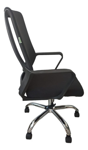 Imagen 4 de 5 de Silla De Oficina Gerencial Nairobi Color Negro
