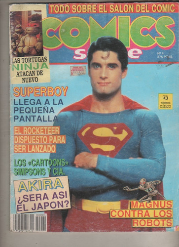 Revista Comics Scene - Superman- Tortugas - Nº 4 Año 1991