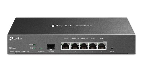 Router Gbit Sfp Vpn Hasta 4 Wan Tplink Omada Tl-er7206 7206