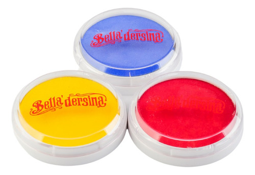Base de maquillaje en crema Belladersina Maquillaje Cremoso Maquillaje Cremoso 15ml Maquillaje Artístico Cremoso tono amarillo - azul - rojo - 15mL