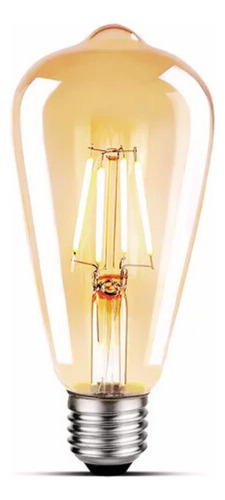 Lámpara Filamento Led Vintage St64 Ultra Cálida E27 220 Foco