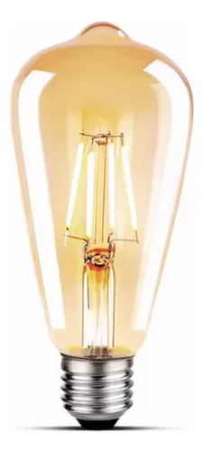 Lámpara Filamento Led Vintage St64 Ultra Cálida E27 220 Foco
