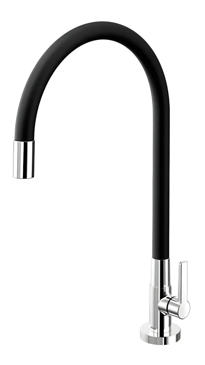 Torneira Docol Cozinha Mesa Galiflex Gourmet Flexível Preto
