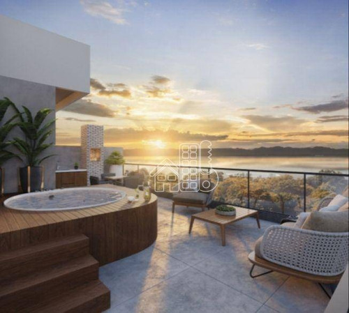 Cobertura Com 1 Dormitório À Venda, 98 M² Por R$ 605.000,00 - Piratininga - Niterói/rj - Co0422