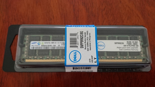 Imagen 1 de 2 de Memoria Servidor Ddr3 10600r Ddr3 1333mhz 8gb 2rx4