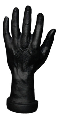 Modelo De Mano Masculina Halloween Fake Negro Mano Izquierda