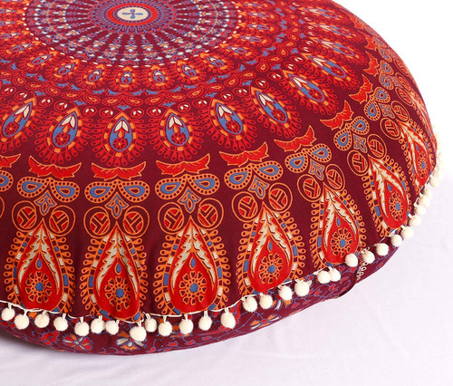 Popular Handicrafts - Funda Grande Con Diseño De Mandala H.