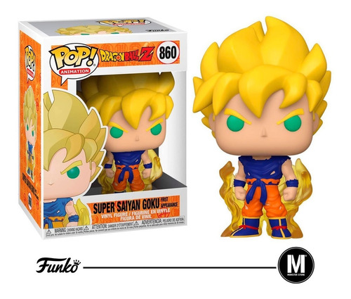 Funko Pop! Dragon Ball Z Super Saiyan Goku First Appear #860