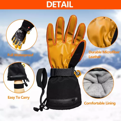 Guantes Térmicos Para Hombre, Con Termostato Automático, Rec