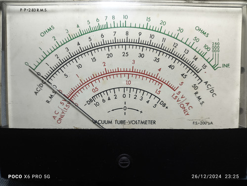 Multímetro Valvulado Heathkit Mod: Im-5228 (Usado)