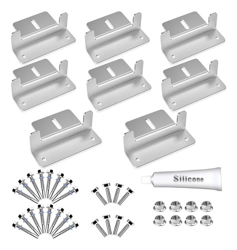Powoxi Soportes De Montaje Para Panel Solar, Soportes De Mon