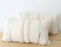 Comprar Almohadón Boho Handira Nórdico 45x30 Ekisetum Deco Boho Plata