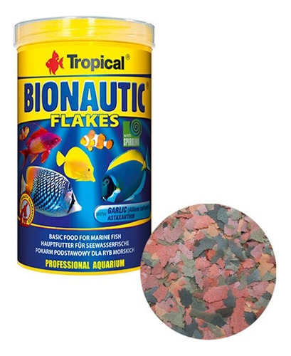 Alimento Tropical Bionautic 50 Gr Peces Marinos Escamas