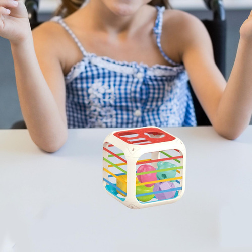 Actividad Cube Bin De Forma Sensorial Bloques Accesorios