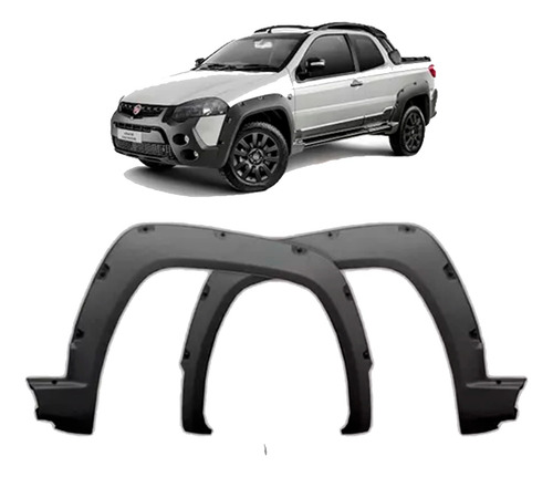 Par Moldura Paralama Dianteiro Strada Adventure 2015 2016