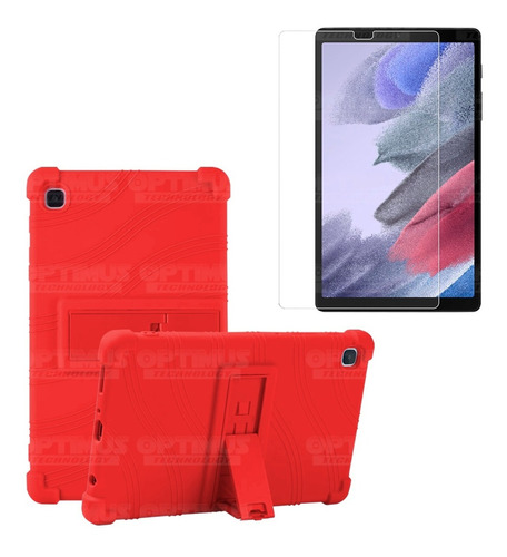 Kit Vidrioy Forro Tablet Samsung A7 Lite 8.7 2021 Antigolpes