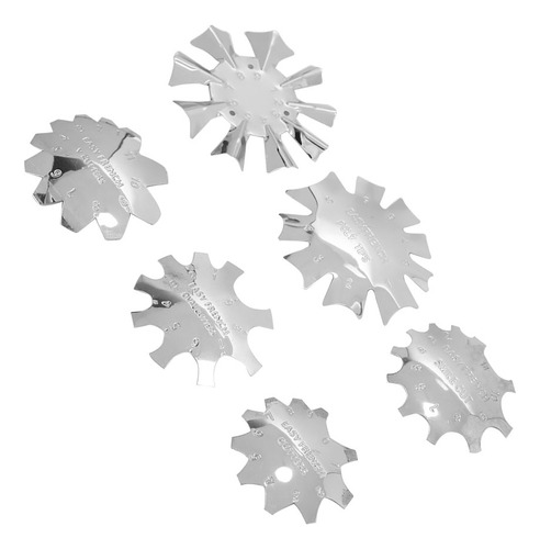 Nail Art Edge, 6 Peças, Trimmer Form Cutter Clipper Styling