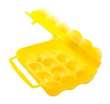 Contenedor Para 12 Huevos Egg Holder Camping Pesca Caceria
