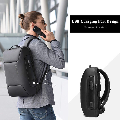 Mochila Para Ordenador Portatil Fandare, Antirrobo, Para ...