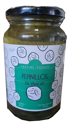 Pepinillos En Vinagre Fratine Food X 360grms