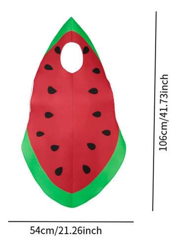 Disfraz De Sandía Disfraz De Fruta Para Fiestas De S