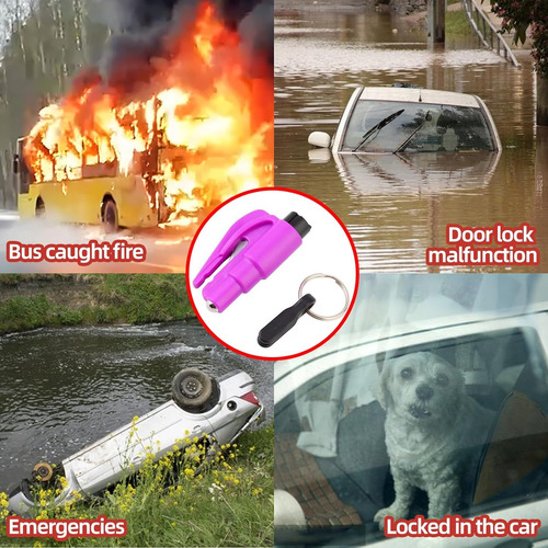 Herramienta Escape Emergencia Cortar Cinturón- Rompe Cristal
