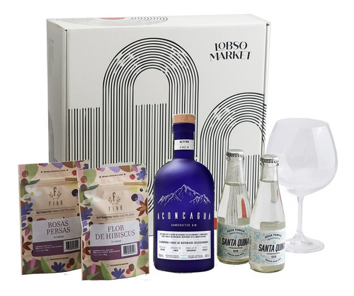 Caja Regalo Experiencia Gin Aconcagua Botanicos Tonica 