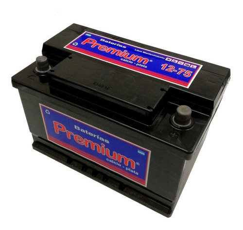 Imagen 1 de 9 de Bateria Premiu 12x75 P75l Blindada Libre Mantenimiento