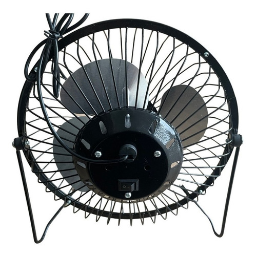 Imagem 2 de 2 de Ventilador de mesa Luatek Mini LS-904 preto com 4 pás