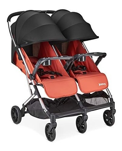 Joovy Kooper X2 Paprika Coche Gemelar Doble Compacto Ligero 