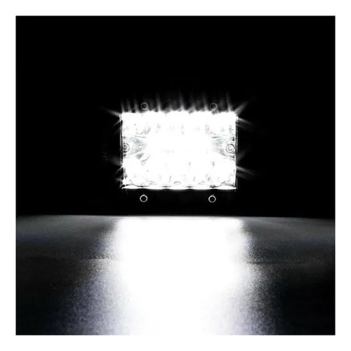 Refletor Projeto Luminaria Farol 60w Cor Da Carcaça Preto Cor Da Luz Branco-frio 12v 24v Bivolt