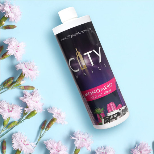 City Nails - Monomero Líquido Acrílico Para Uñas Esculpidas
