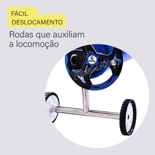 Enrolador Para Capa Térmica De Piscinas Completo Globalmar
