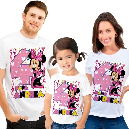 Playeras De Minnie Mouse Cumpleaños | MercadoLibre 📦