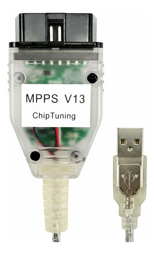Mpps V13.02 Cable Obd2 Ecu Chip Remap Tuning Flash Usb