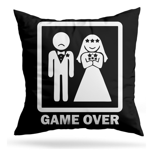 Cojin Deco Game Over (d0014 Boleto.store)