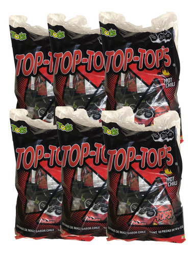 Top-tops Totopos Totis Chile 60 Pz 52 G C/u 3.12 Kg