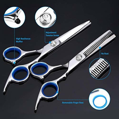 Tijeras De Corte De Cabello Profesional De 10 Piezas, Tijera