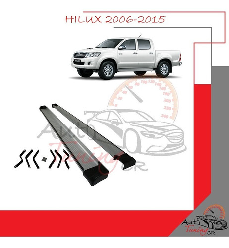 Estribos Gradas Laterales Toyota Hilux 2006-2015