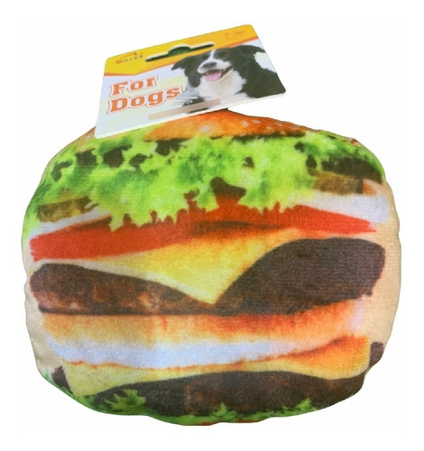 Hamburguesa Millex Juguete Plush Peluche Chifle Perros 14 Cm