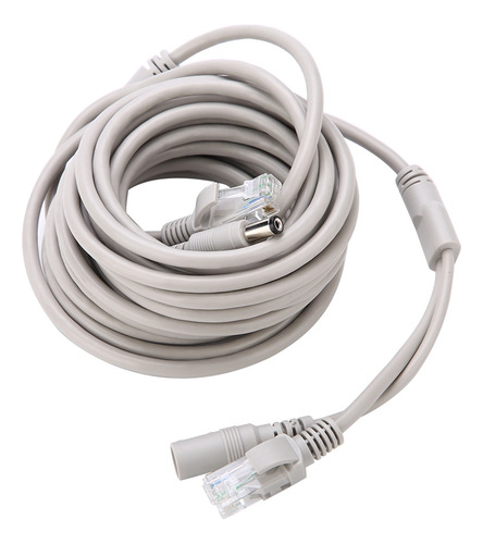Ahdp Cable Ethernet De 5 M/10 M/15 M/20 M Rj45+dc Cctv Para