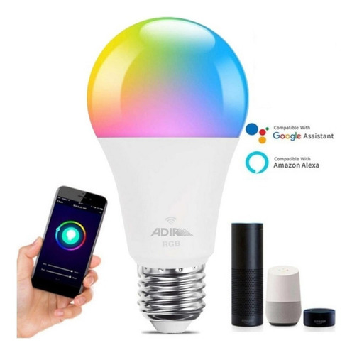 Foco Inteligente Con Siri Alexa Google Home 10w E27
