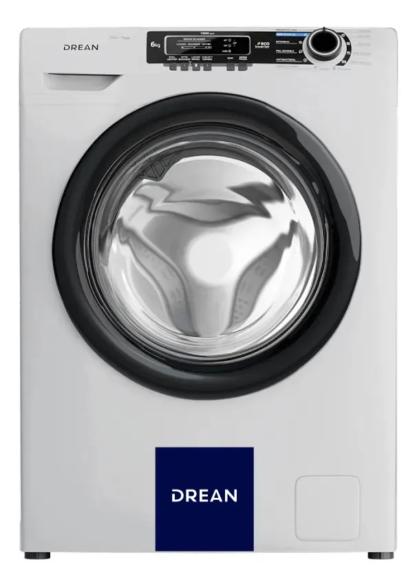 Lavarropas Automatica Drean 6.10 Lcfdr0610lb0 Blanco Inverter