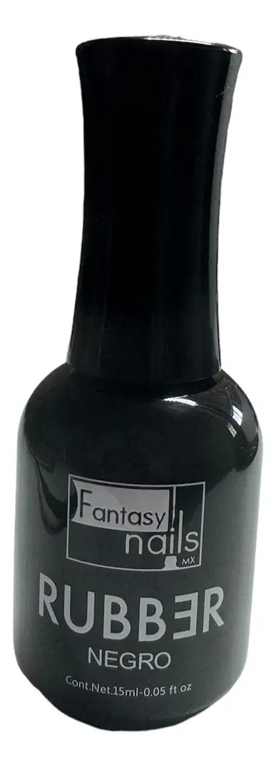 Gel Nivelador Rubber Fantasy Nails Color Negro