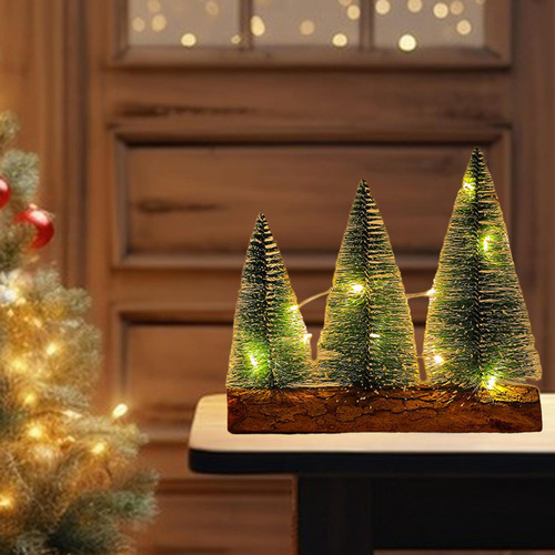 De Navidad De Mesa, Mini Árbol De Navidad, Decoración,